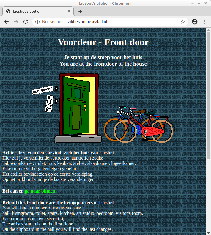 Liesbet's Virtual Home screenshot